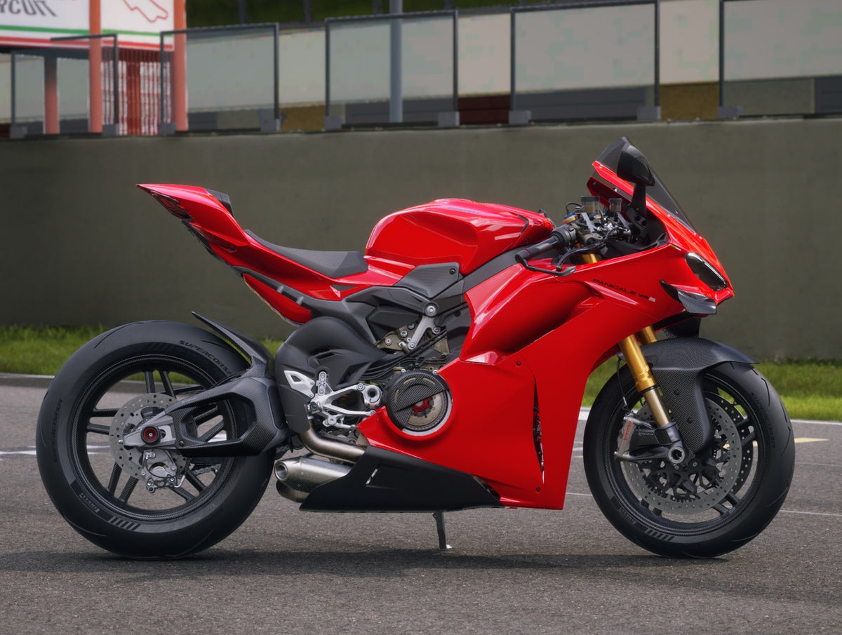 イタリア在庫あり 2025-2026 DUCATI パニガーレ V4 レーシングサイレンサー アクラポヴィッチ PanigaleV4 Akrapovic 96482341AA DP純正