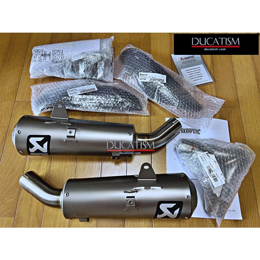 ドゥカティ スクランブラー 1100 Euro5 承認サイレンサー Akrapovic アクラポビッチ Ducati Scrambler S-D11SO13-HBFGT