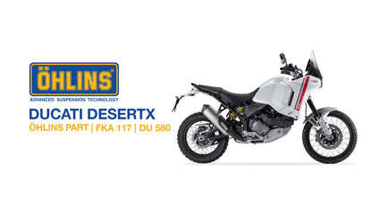 6/25 In stock in Italy DU580 OHLINS Rear Suspension DUCATI DESERT X 2022-2023 Ducati Desert X