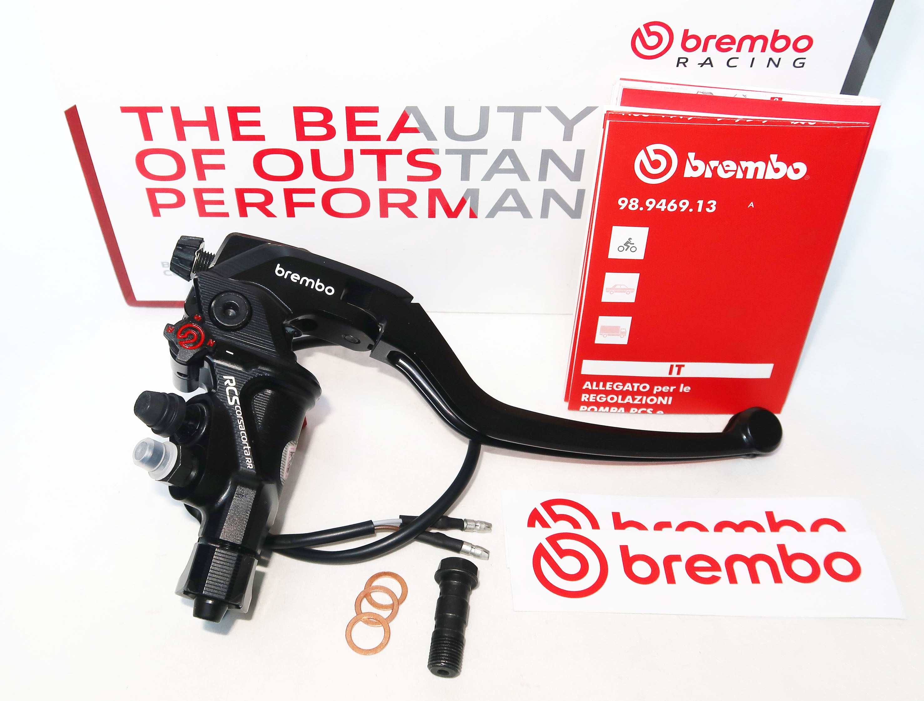 brembo Corsa Corta RR 17 RCS Racing ラジアル ブレーキ マスター φ17x 18-20 110.E711 –  DUCATISM