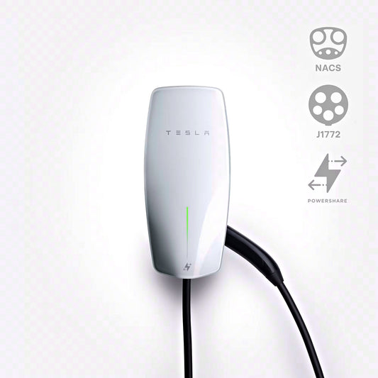 In stock in the US Tesla Universal Wall Connector Charger NACS/J1772 TESLA UNIVERSAL WallConnector Wi-Fi Compatible Long 7.3m PowerShare