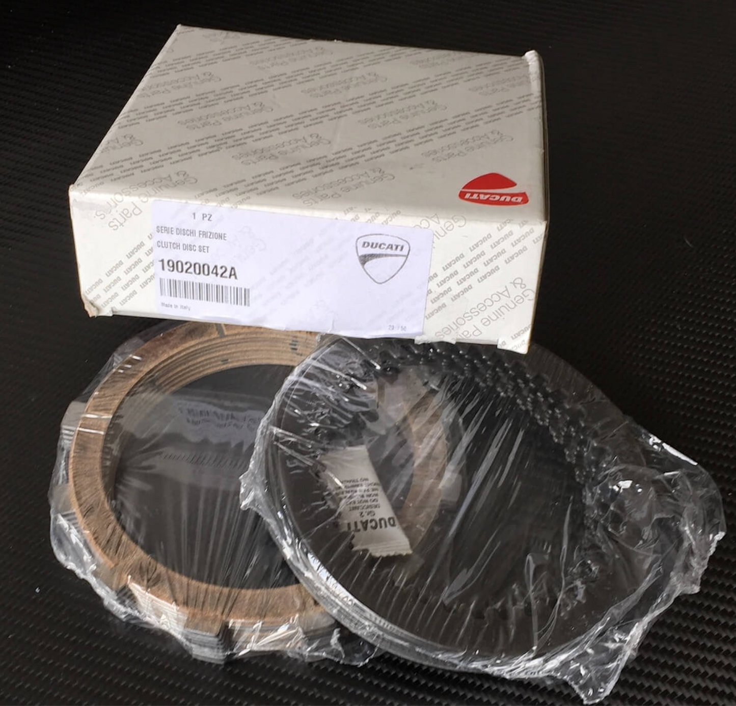 DUCATI Genuine Dry Clutch Disc 19020042A Compatible with 996R, 998R, 998, 998FE, 999R, and 916SPS Motorcycles