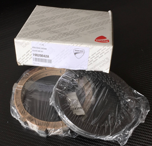 DUCATI Genuine Dry Clutch Disc 19020042A Compatible with 996R, 998R, 998, 998FE, 999R, and 916SPS Motorcycles