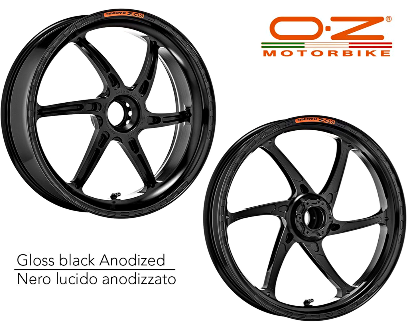 Titanium anodized 7/3 In stock in Italy DUCATI PanigaleV2 Forged wheel set OZ-Racing GASS RS-A F:3.5J-Rear 5.5J Panigale V2 StreetFighterV2 DU102012G-55T