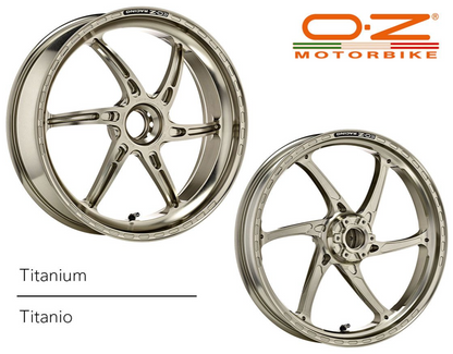 Titanium anodized 5/9 In stock in Italy DUCATI PanigaleV4 Forged wheel set OZ-Racing GASS RS-A Panigale 1299 1199 StreetFighterV4 DU102012G-60T -60B