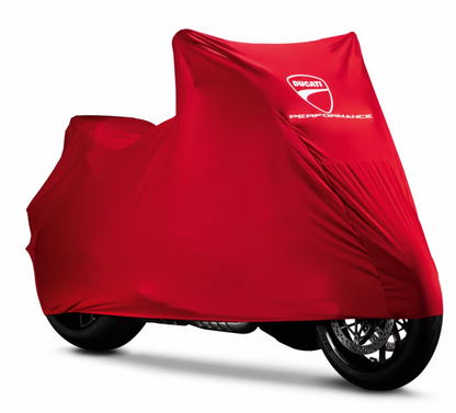 あすつく DUCATI パフォーマンス 純正 バイクカバー レッド ロゴ あすつく DUCATI パフォーマンス 純正 バイクカバー レッド ロゴ