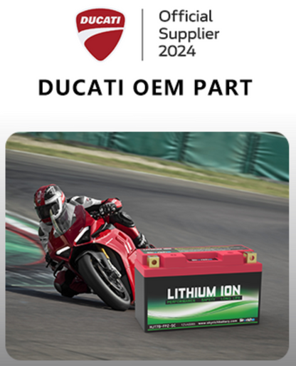 国内在庫あり DUCATI 純正 PanigaleV4 リチウム イオン バッテリー 39540601A Skyrich スカイリッチ  LiFePo4 12V 48Wh HJT7B-FPZ-SCR-C ドゥカティ正規品