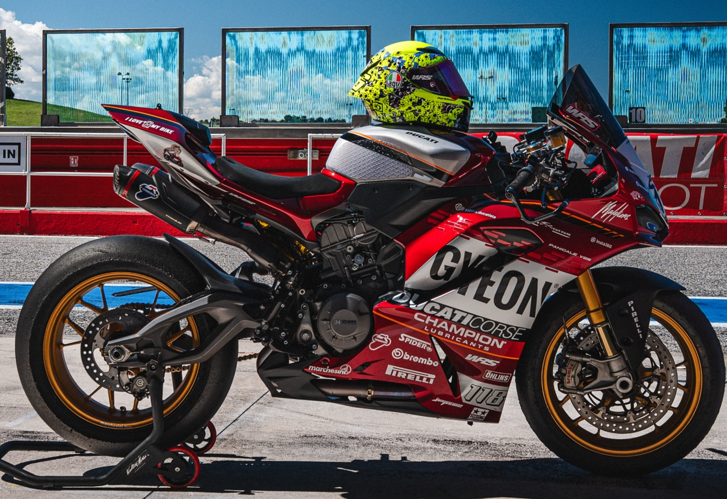 DUCATI 2025 PanigaleV2 Titanium Complete Exhaust Unit 96482461AA Termignoni 2025 Panigale V2 Termignoni DP 