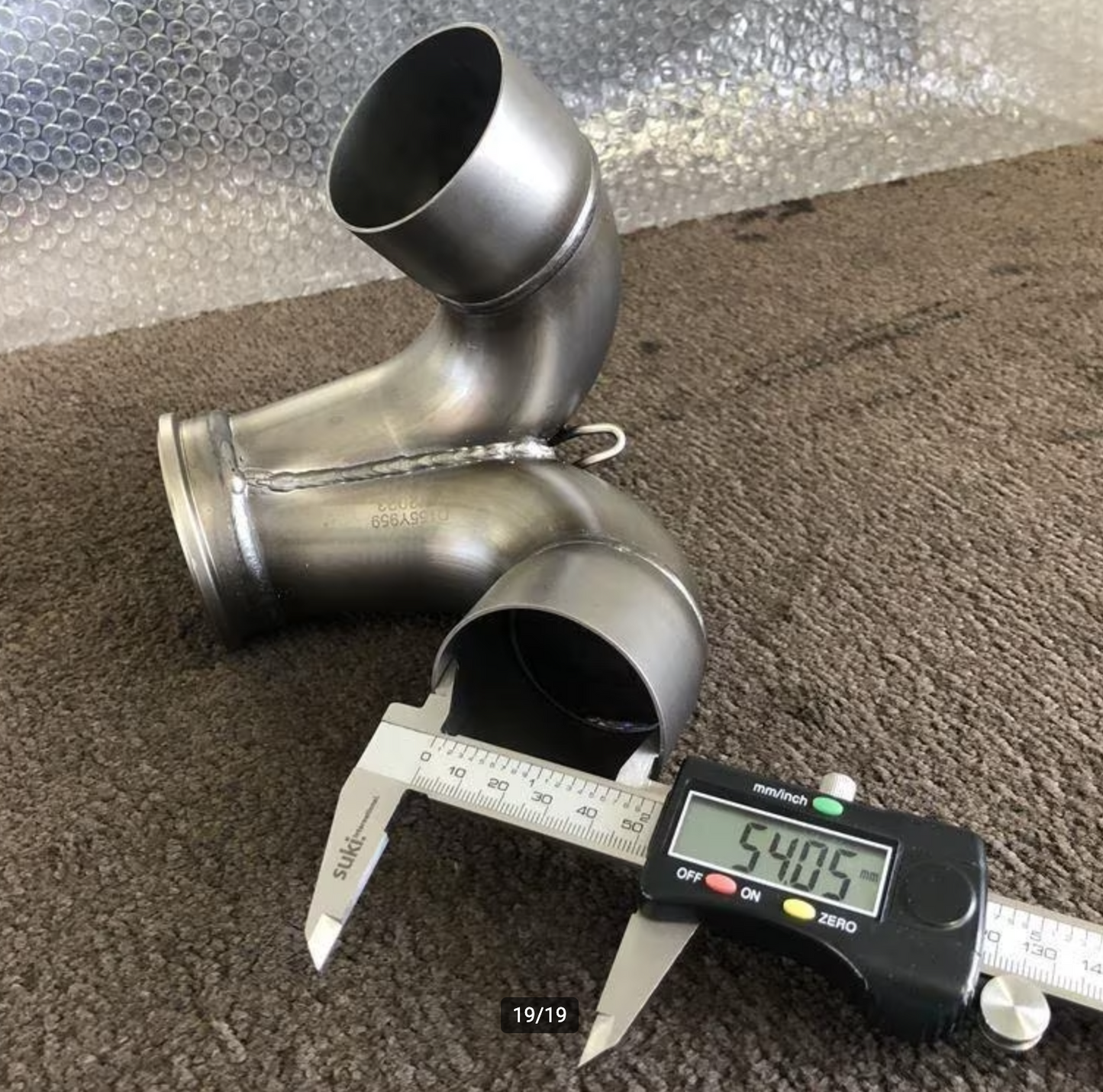 DUCATI 959 Panigale サイレンサー用アダプターパイプ D155Y2 TERMIGNONI テルミニョーニ