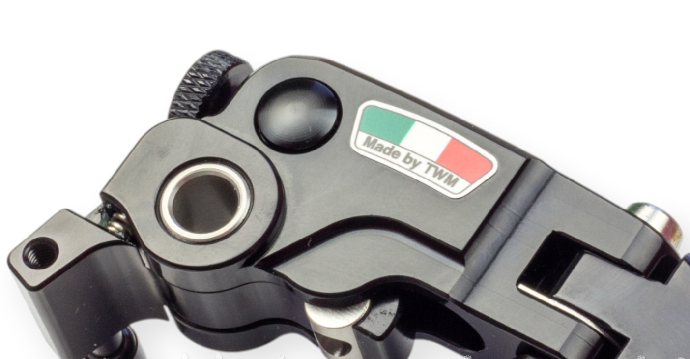TWM Folding Lever for DUCATI Panigale V4/V2 (2025-) - Compatible with OEM Master Cylinders - GP1 RACING 2025 StreetFighter V4/V2