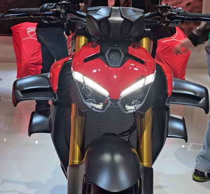 DUCATI 2025-2026 StreetFighter V4 Carbon Fiber Wing Set (Part Number 96982121AA) - Genuine DP Part