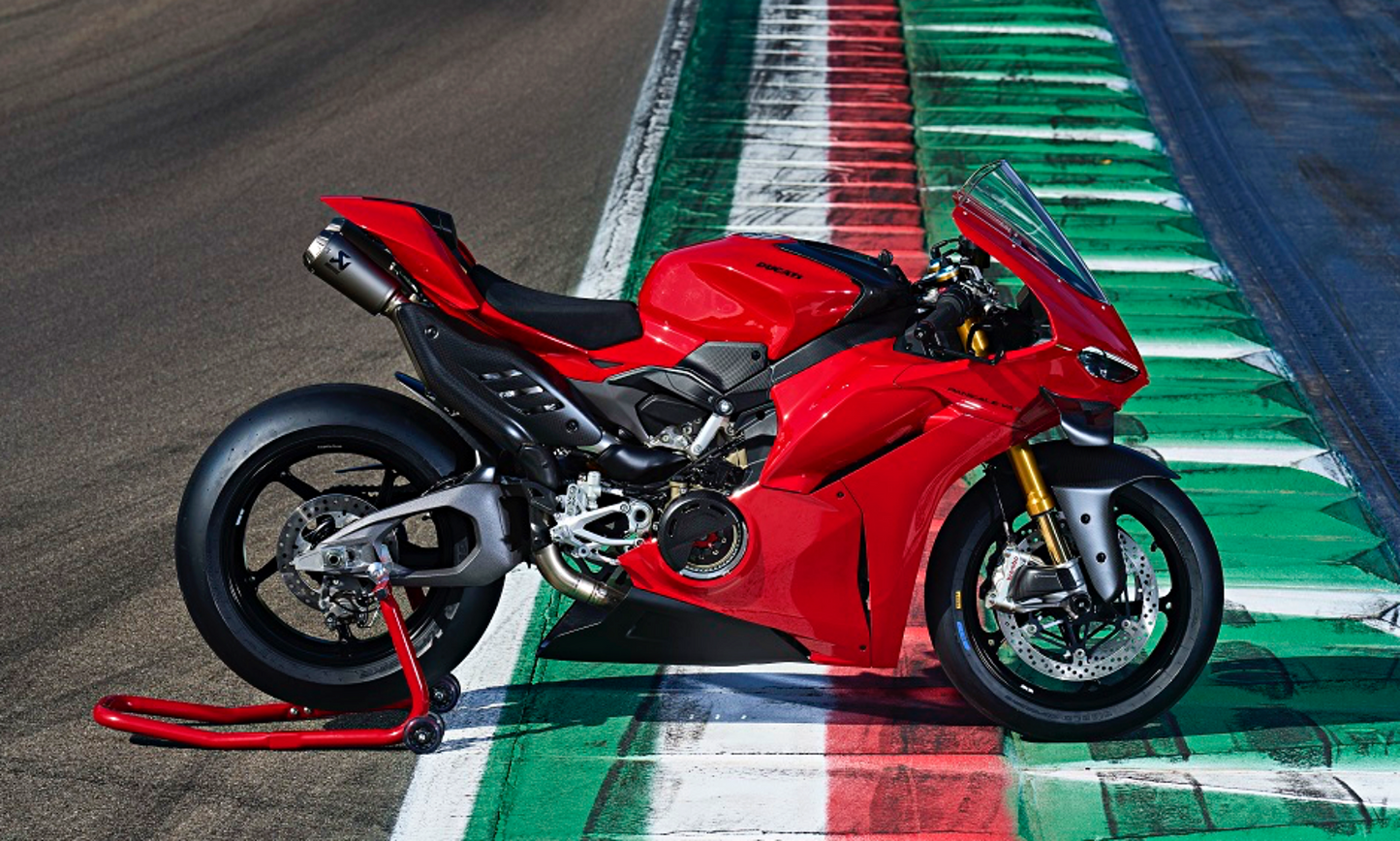 2025 DUCATI パニガーレ V4 チタン フルエキゾースト アクラポヴィッチ PanigaleV4 Akrapovic 96482351AA DP純正