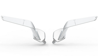 Black/Silver Rizoma Stealth Mirrors BSS044B and BSS044A for DUCATI Panigale V2 2025-2026 (In Stock, Italy)
