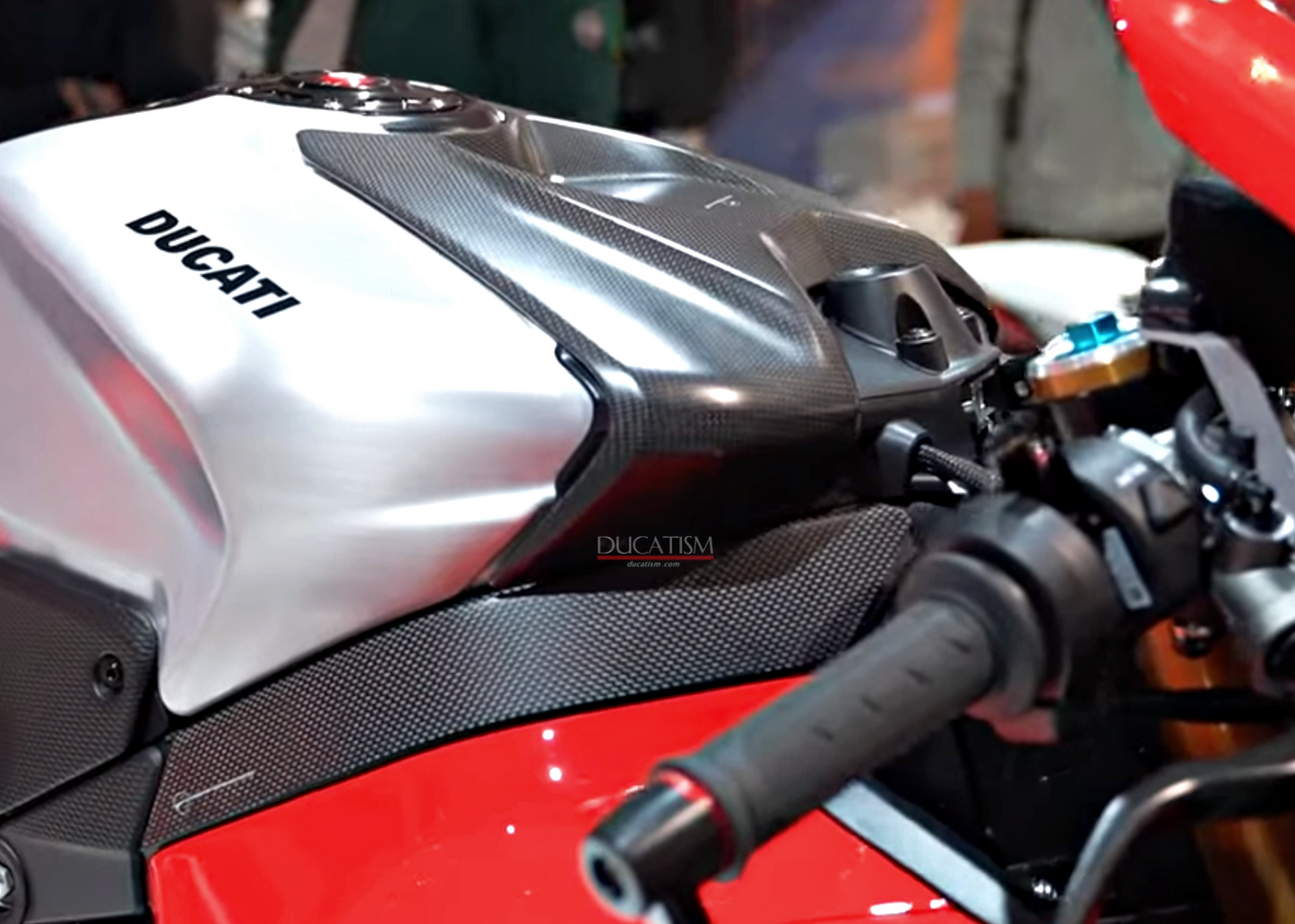 DUCATI 2025 Panigale V4 Carbon Frame Protection Ducati Panigale 96981751AA DP Genuine