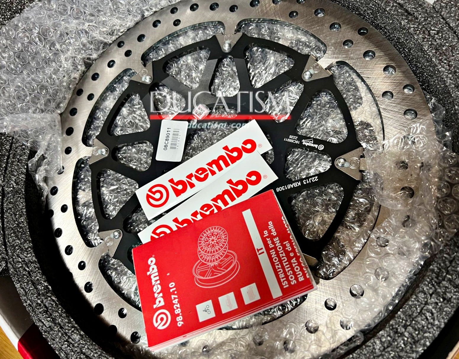 brembo 208.C890.11 T-DRIVE HPディスク 左右set DUCATI