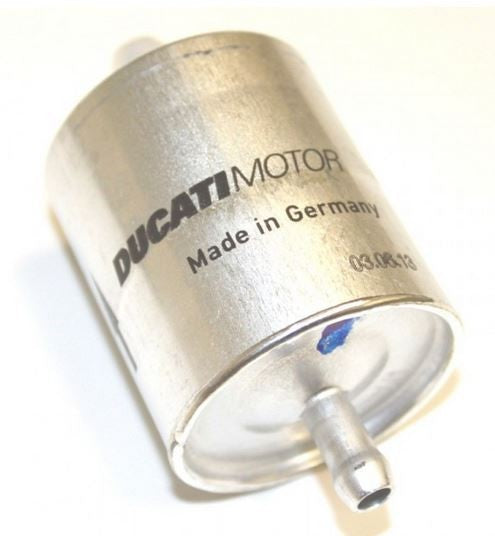 Genuine DUCATI Fuel Filter 42540041B for 996, 998, 1198, and 1000DS. Genuine Ducati Part.