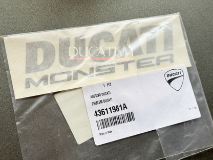 あすつく DUCATI Monster ステッカー ドゥカティ純正品 デカール 1枚 あすつく DUCATI Monster ステッカー ドゥカティ純正品 デカール 1枚