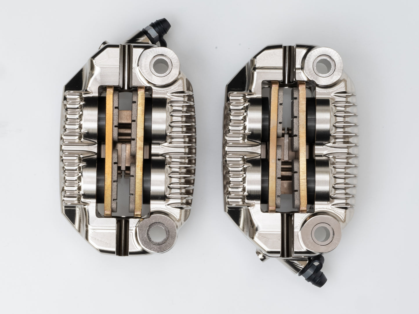 brembo GP4-MS HP radial monoblock CNC caliper left and right set nickel coat 108mm pitch 220.D600.30 brembo racing 220D60030