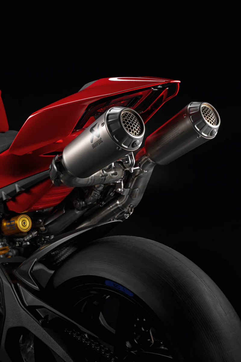 2025 DUCATI パニガーレ V4 チタン フルエキゾースト アクラポヴィッチ PanigaleV4 Akrapovic 96482351AA DP純正