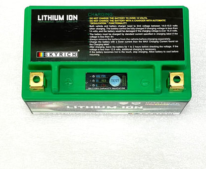 国内在庫あり Skyrich HJTX14H-FP リチウムイオンバッテリー  YTX12-BS、YTX14-BS 互換  LiFePo4 ducati