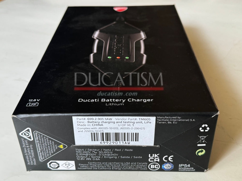 Next day delivery DUCATI genuine lithium ion battery charger 69929011aw Japanese specification genuine product