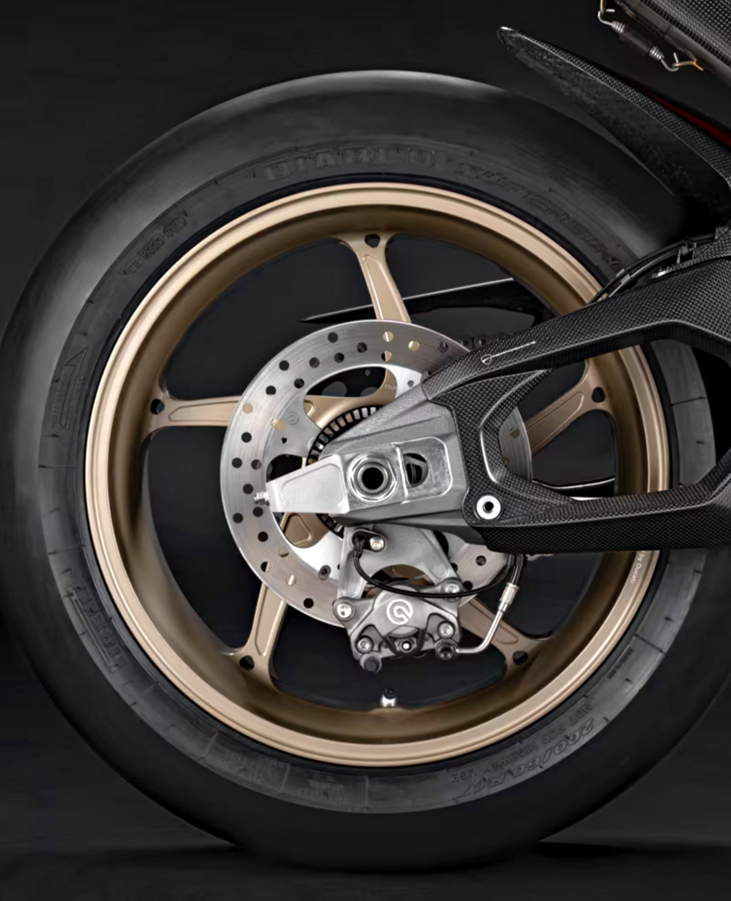 DUCATI 2025-2026 Panigale V4 Forged Wheel Rims 96380253AC 96380253AD Genuine Ducati Performance