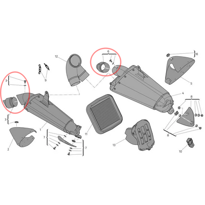 DUCATI 純正 アクラポヴィッチ Panigale 1199 1299 V2 サイレントバッフル ドカティ パニガーレ AKRAPOVIC  db Killer 96480991A 96481001A