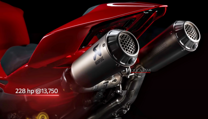 2025-2026 DUCATI StreetFighterV4 チタン フルエキゾースト アクラポ 2025-2026 DUCATI StreetFighterV4 チタン フルエキゾースト アクラポ