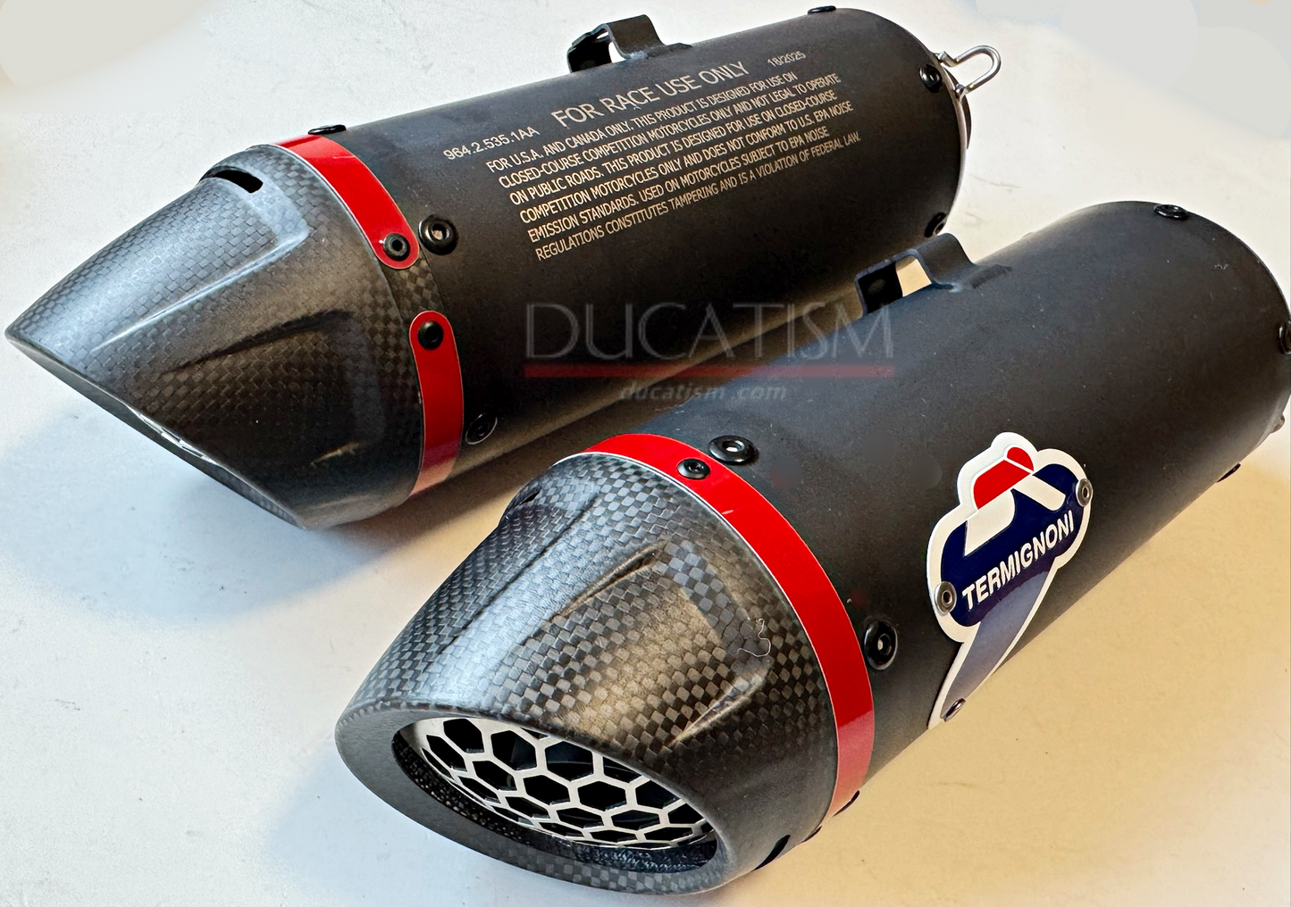 DUCATI 2025 PanigaleV2 Titanium Complete Exhaust Unit 96482461AA Termignoni 2025 Panigale V2 Termignoni DP 