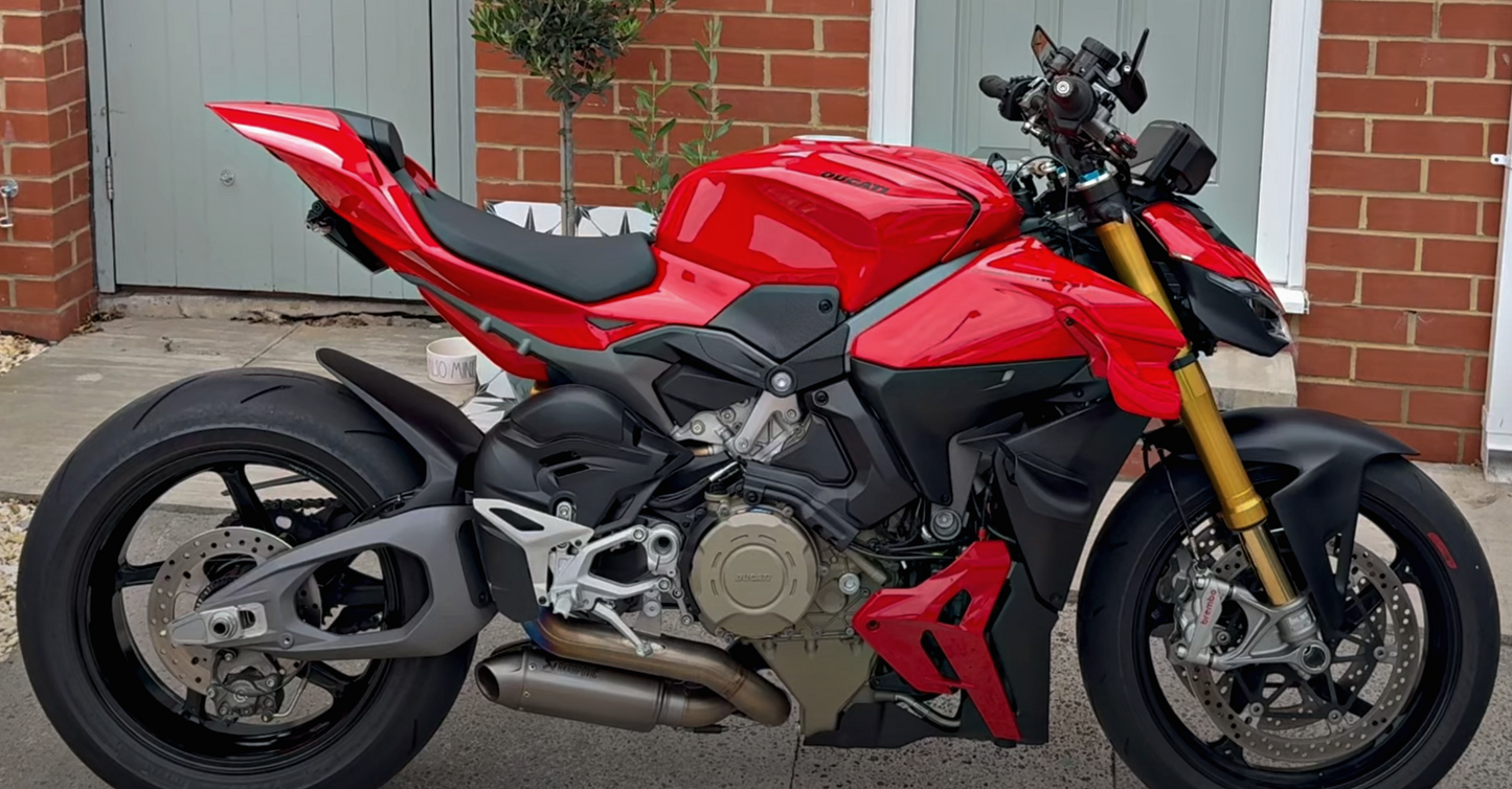 2025 DUCATI StreetFighter V4 Racing Silencer Akrapovic 96482551AA Genuine DP