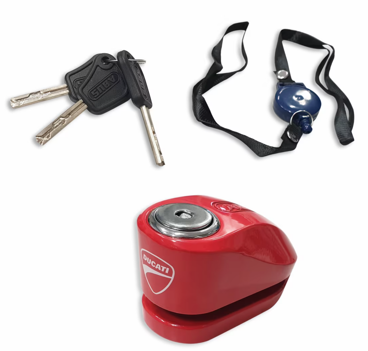 DUCATI 96681231AA 圧着式ディスクロック ABUS 新モデル 最強ロック 