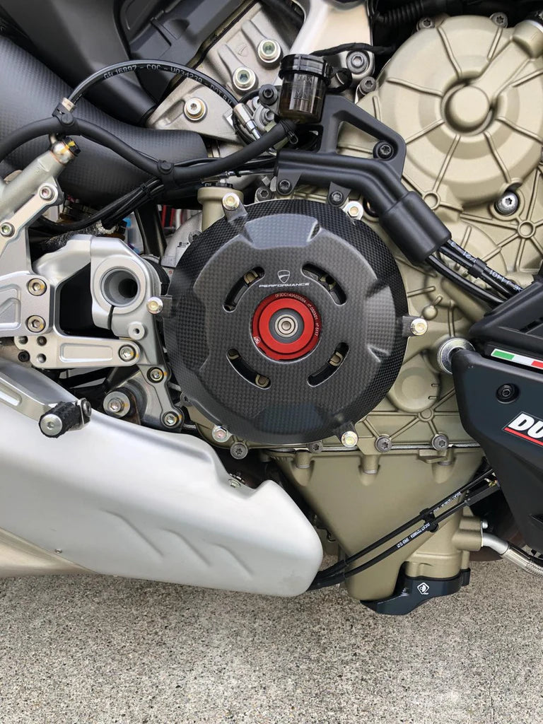 DUCATI Panigale V4 dry clutch cover carbon PanigaleV4 StreetFighterV4 MultistradaV4 96981661AA