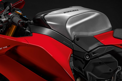 DUCATI 2025-2026 Panigale V4 カーボン製 フレームプロテクション V4R 96981751AA パニガーレ DP純正