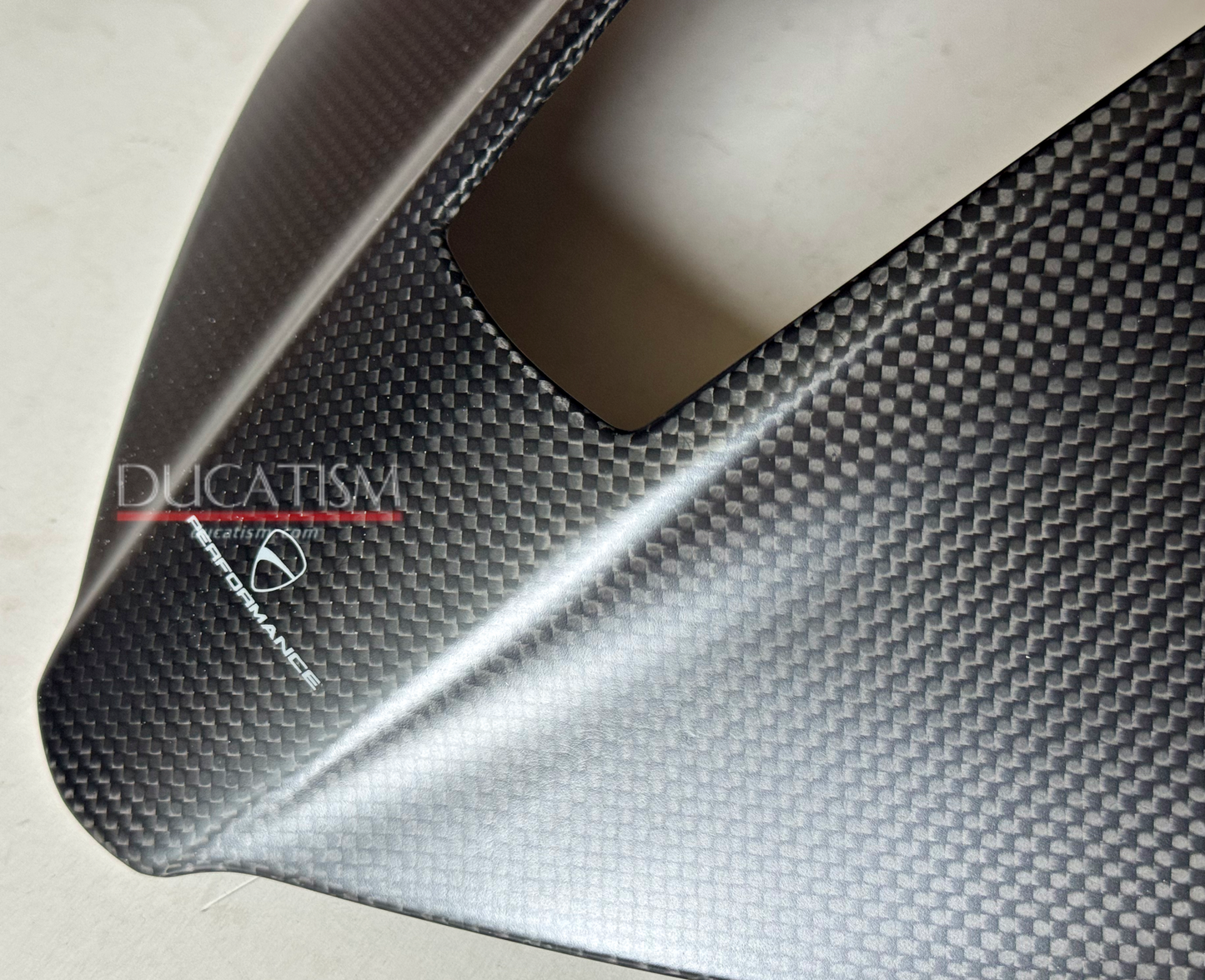 DUCATI 2025-2026 Panigale V4 Carbon Fiber Single Seat Tail Guard for Ducati Panigale V4R (Part Number 96981941AA) - Genuine DP Part