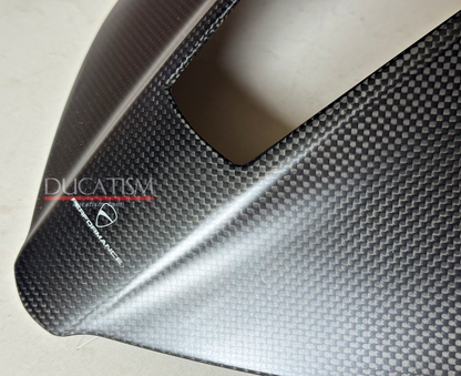 DUCATI 2025-2026 Panigale V4 Carbon Fiber Single Seat Tail Guard for Ducati Panigale V4R (Part Number 96981941AA) - Genuine DP Part