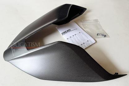 DUCATI 2025-2026 Panigale V4 Carbon Fiber Single Seat Tail Guard for Ducati Panigale V4R (Part Number 96981941AA) - Genuine DP Part
