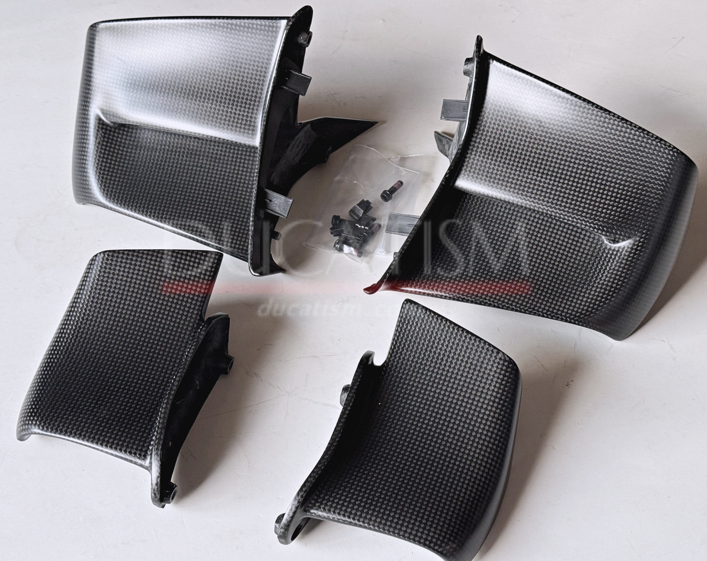 DUCATI 2025-2026 StreetFighter V4 Carbon Fiber Wing Set (Part Number 96982121AA) - Genuine DP Part