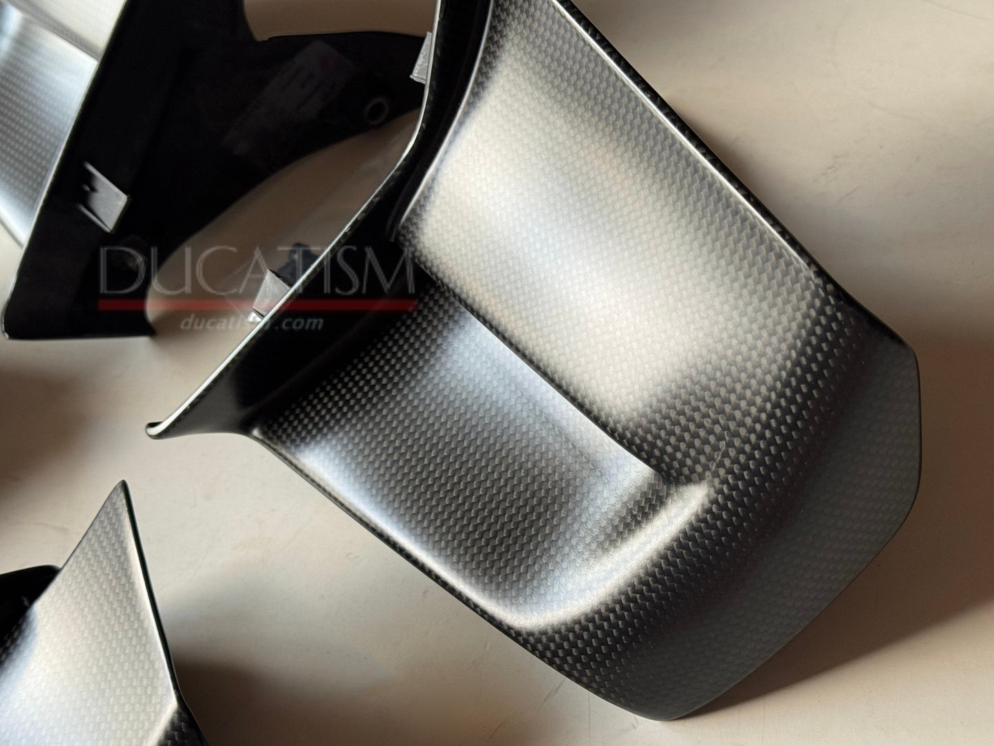DUCATI 2025-2026 StreetFighter V4 Carbon Fiber Wing Set (Part Number 96982121AA) - Genuine DP Part