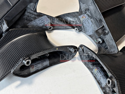 DUCATI 2025-2026 StreetFighter V4 Carbon Fiber Wing Set (Part Number 96982121AA) - Genuine DP Part