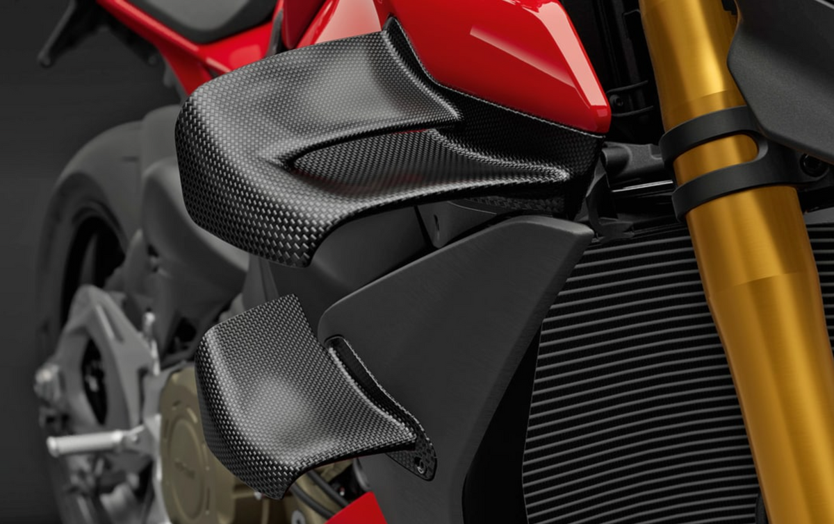 DUCATI 2025-2026 StreetFighterV4 カーボン製ウィングセット DUCATI 2025-2026 StreetFighterV4 カーボン製ウィングセット