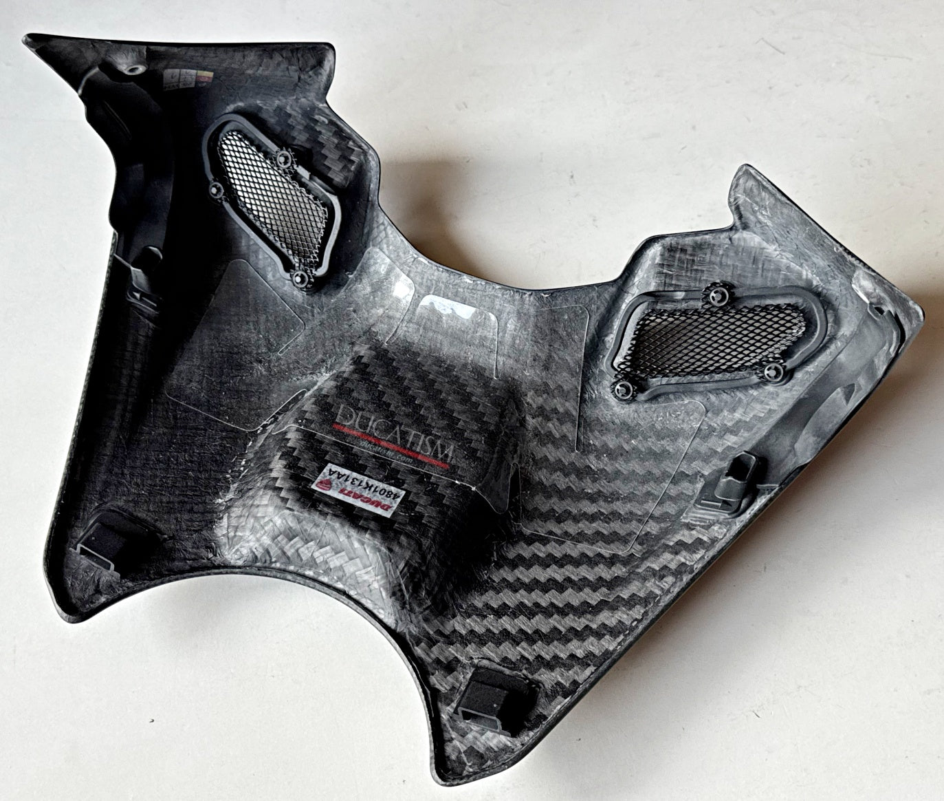 DUCATI 2025-2026 StreetFighter V4 Carbon Fiber Fuel Tank Cover 96982171AA (Genuine DP Part)