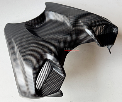 DUCATI 2025-2026 StreetFighter V4 Carbon Fiber Fuel Tank Cover 96982171AA (Genuine DP Part)