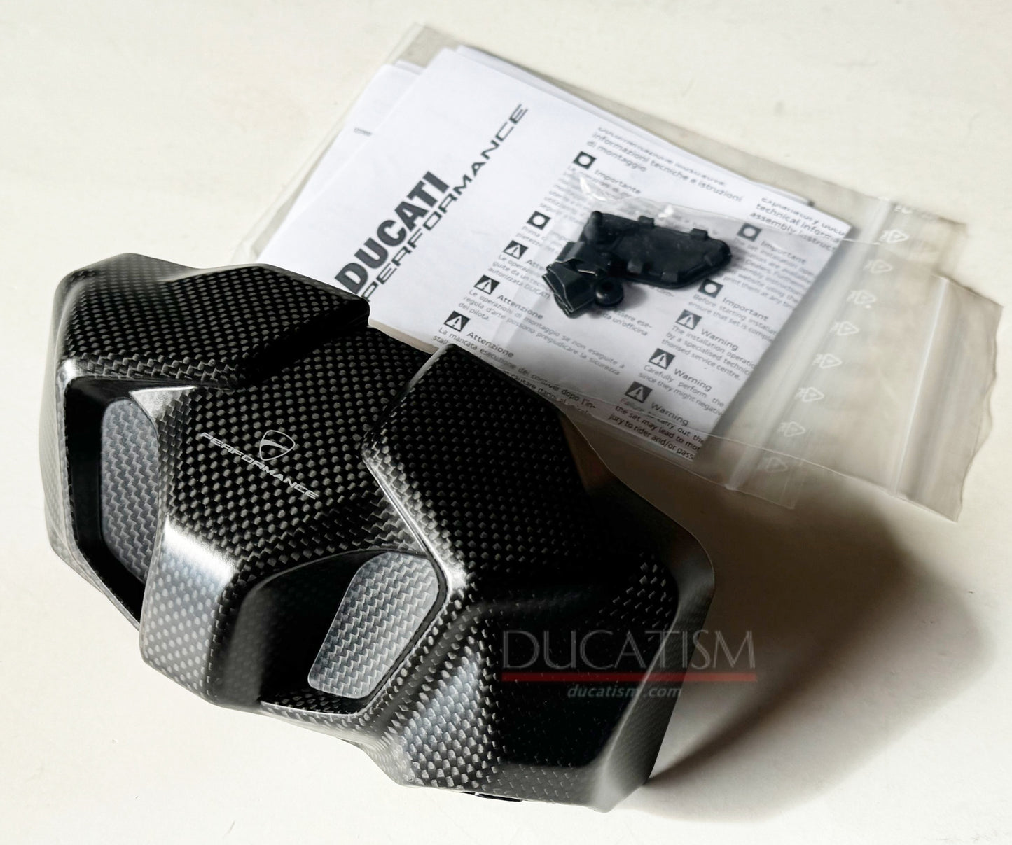 Genuine DP Carbon Fiber Instrument Panel for DUCATI 2025-2026 StreetFighter V4 (Part Number 96982191AA)