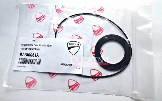 DUCATI TANK CAP SEAL KIT RIZOMA 97780061A for Panigale V4/1299/1199 Filler Plug Seal Kit, StreetFighter V4 Tank Cap 97780051BB