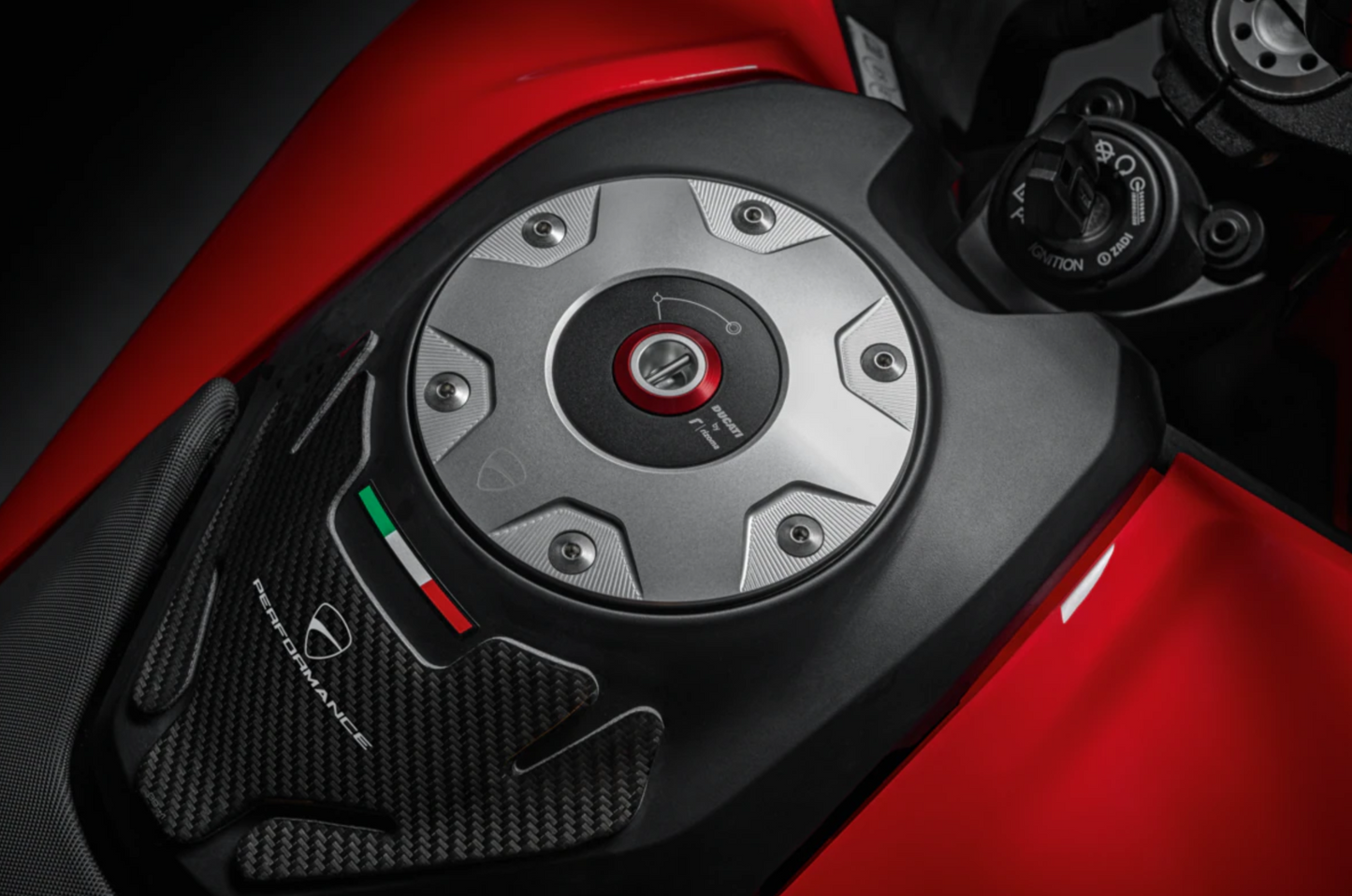 DUCATI  ビレットフィラープラグ 97780081AA ドゥカティ 純正 Rizoma タンクキャップ  ブラック Multistrada V4 V2/Hypermotard