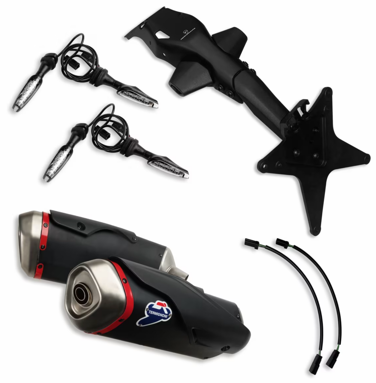 DUCATI Hypermotard 698 MONO Sport Accessory Package 97981411AA Hypermotard Euro Standard Compliant Termignoni