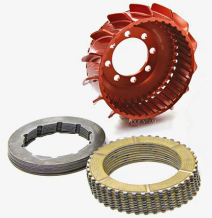 STM EVO-GP Z40 Dry clutch disc kit + forged basket ADU-0018 40T Italian STM genuine product