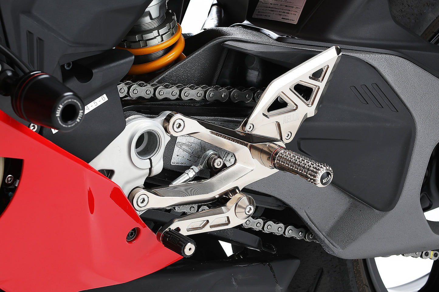 AELLA AE-10109 DUCATI PanigaleV4 2025 7G Riding Step Kit Panigale V4 Ducati