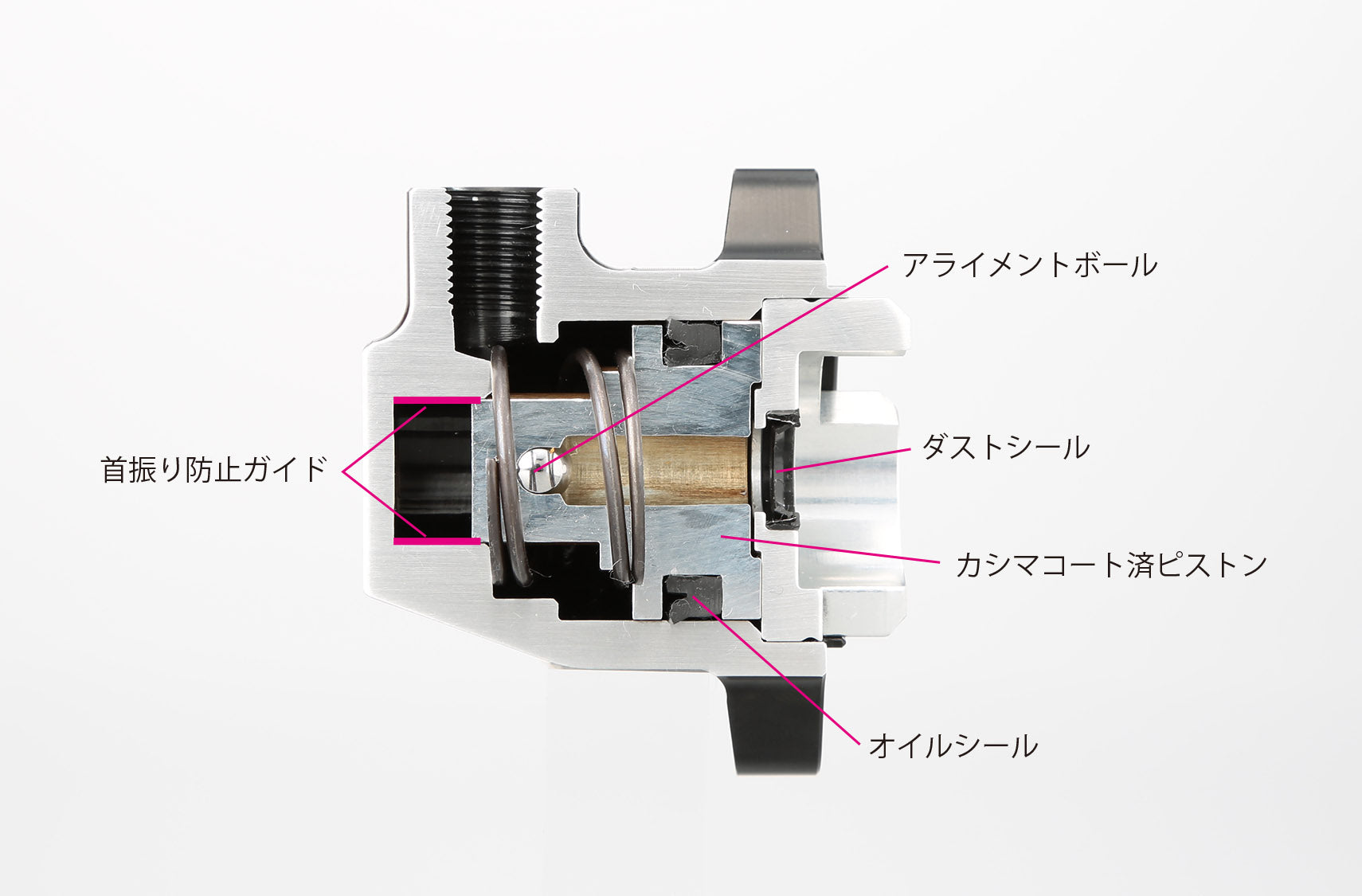 国内在庫あり AELLA AE-38017 DUCATI アエラ クラッチレリーズシリンダー Evo 28φ – DUCATISM