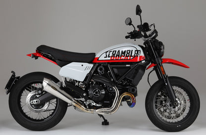 AELLA DUCATI SCRAMBLER AE-42027 スクランブラー 車検対応サイレンサー Scrambler800 2021～23 2BL-3K00 シルバー